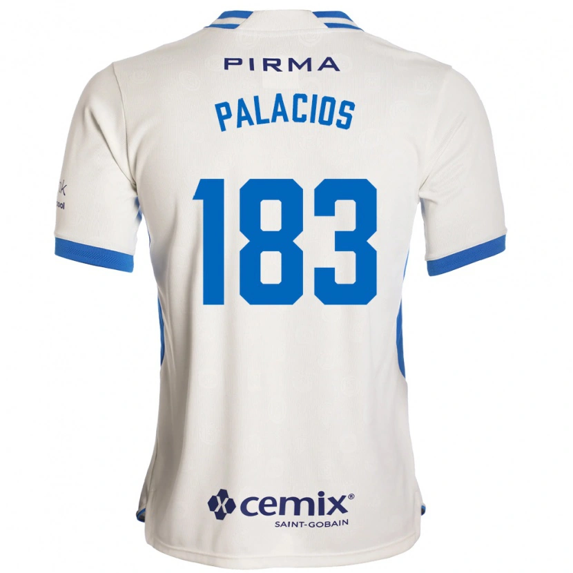 Danxen Women Kelvin Palacios #183 White Blue Red Away Jersey 2026/27 T-Shirt