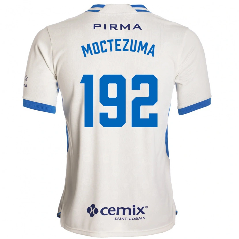 Danxen Women Brayan Moctezuma #192 White Blue Red Away Jersey 2026/27 T-Shirt