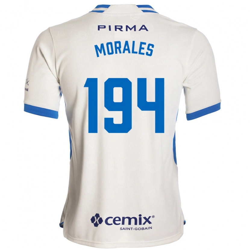 Danxen Women Amaury Morales #194 White Blue Red Away Jersey 2026/27 T-Shirt