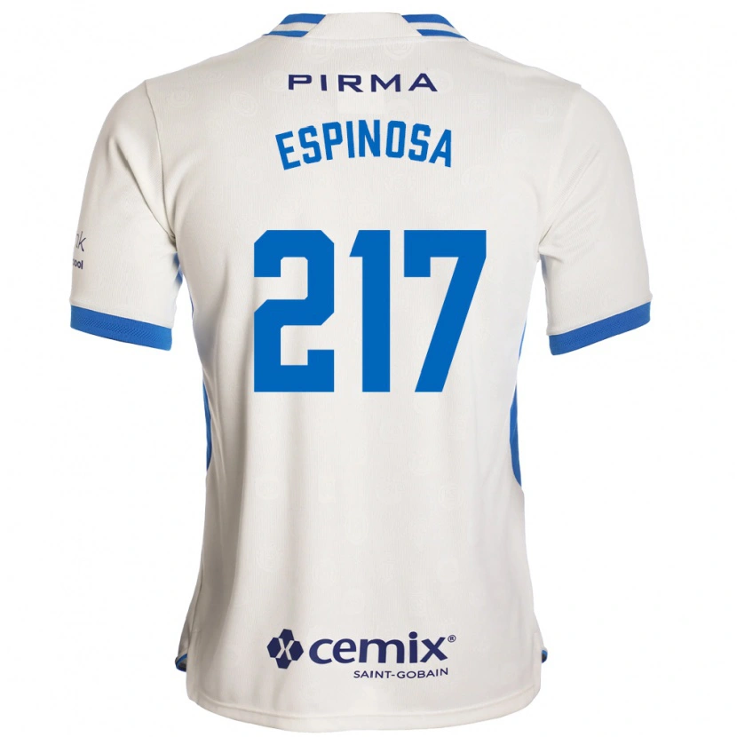 Danxen Women Samuel Espinosa #217 White Blue Red Away Jersey 2026/27 T-Shirt