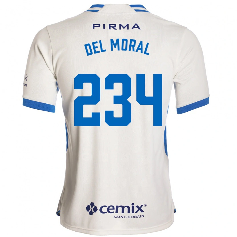 Danxen Women Matías Del Moral #234 White Blue Red Away Jersey 2026/27 T-Shirt