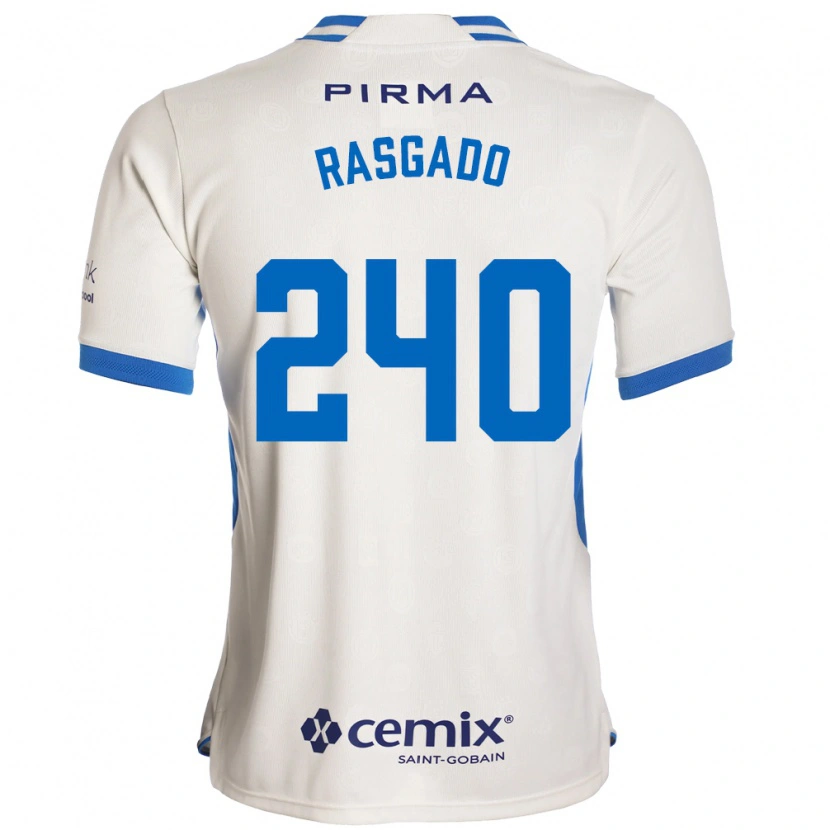 Danxen Women Patricio Rasgado #240 White Blue Red Away Jersey 2026/27 T-Shirt