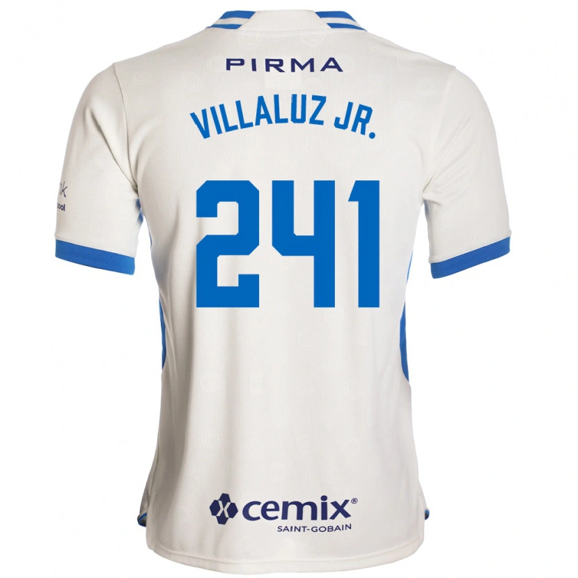 Danxen Women César Villaluz Jr. #241 White Blue Red Away Jersey 2026/27 T-Shirt