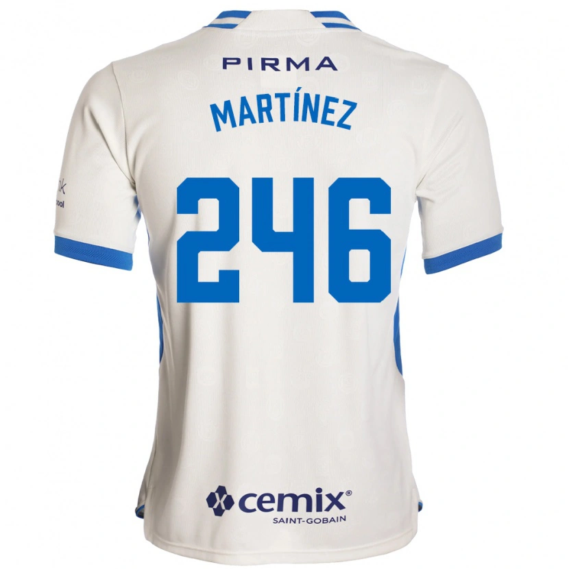 Danxen Women Rey Martínez #246 White Blue Red Away Jersey 2026/27 T-Shirt