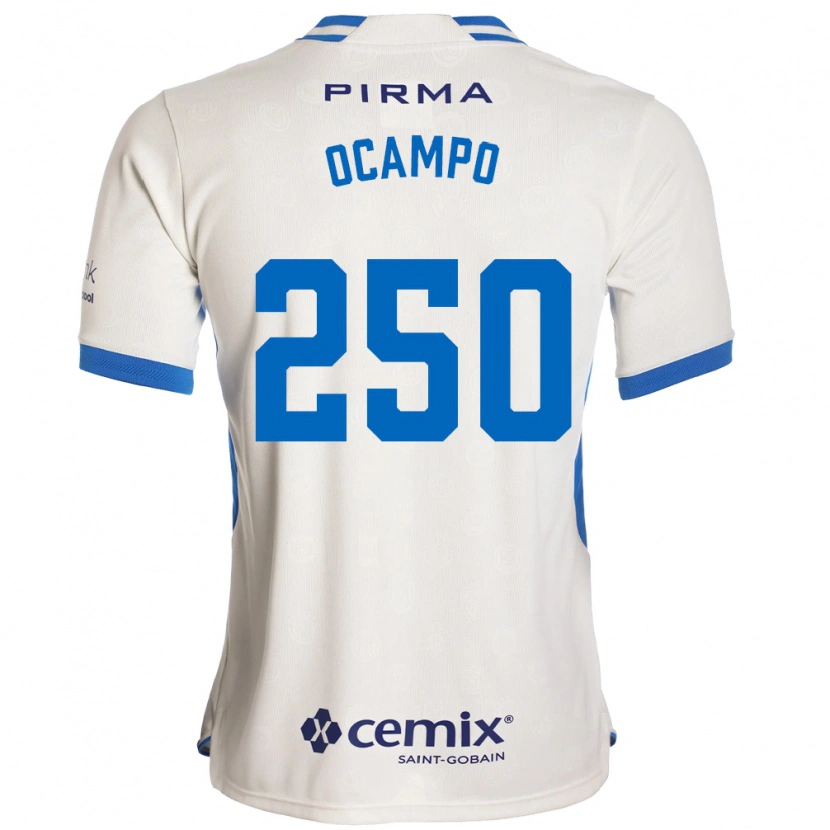 Danxen Women Diego Ocampo #250 White Blue Red Away Jersey 2026/27 T-Shirt