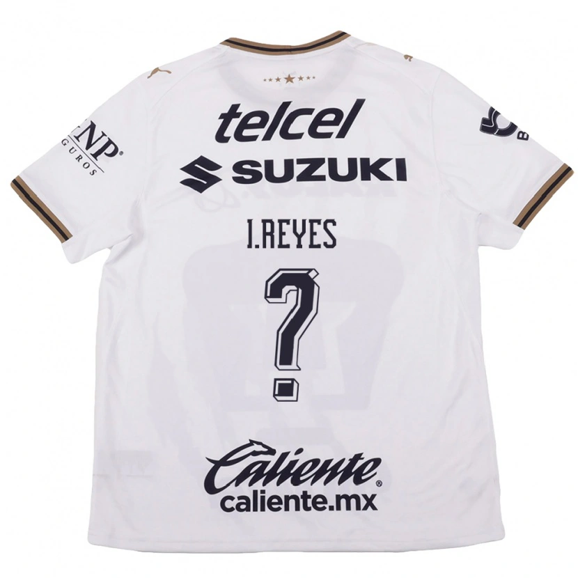 Danxen Women Isaias Reyes #0 White Black Brown Away Jersey 2026/27 T-Shirt