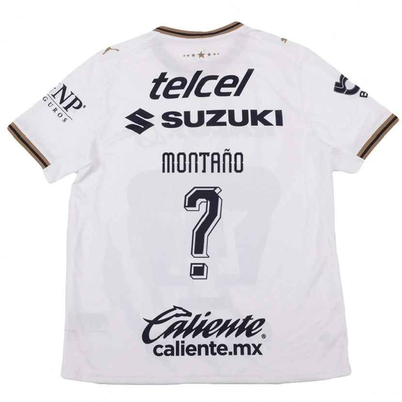 Danxen Women Leider Montaño #0 White Black Brown Away Jersey 2026/27 T-Shirt