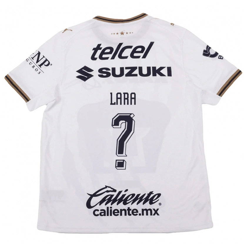 Danxen Women Erick Lara #0 White Black Brown Away Jersey 2026/27 T-Shirt