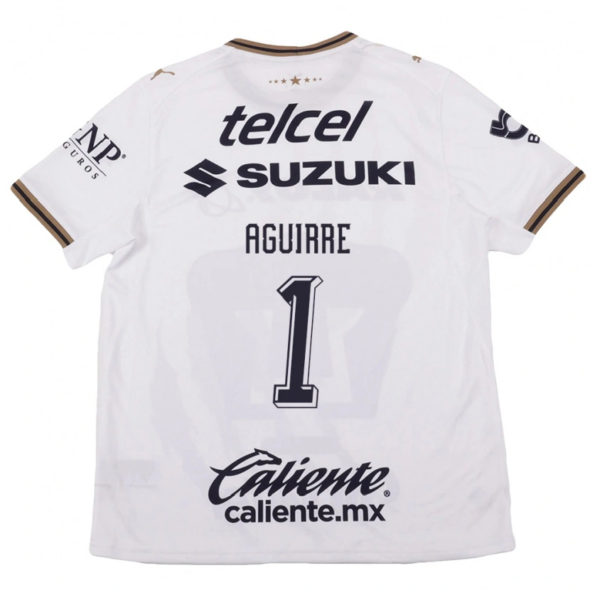 Danxen Women Miriam Aguirre #1 White Black Brown Away Jersey 2026/27 T-Shirt