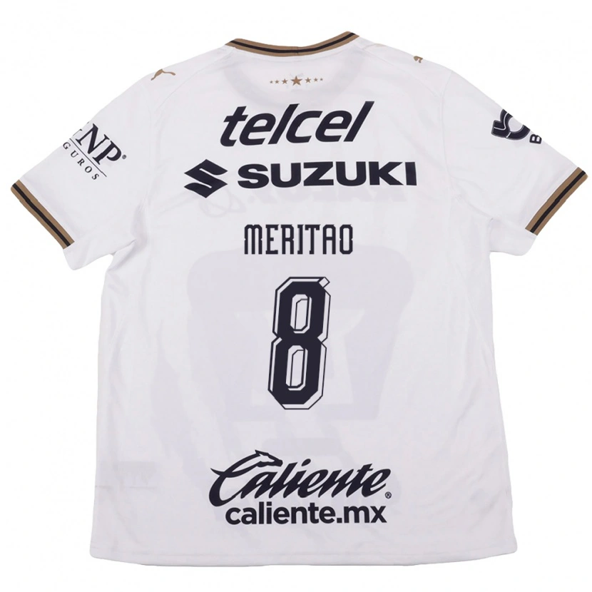 Danxen Women Higor Meritao #8 White Black Brown Away Jersey 2026/27 T-Shirt