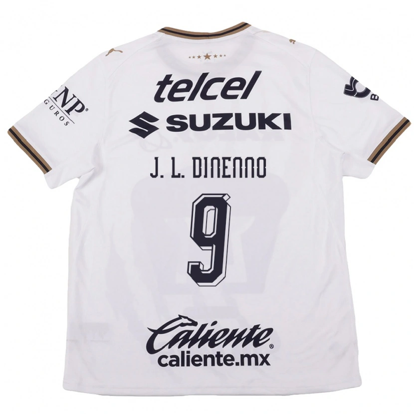 Danxen Women Juan Dinenno #9 White Black Brown Away Jersey 2026/27 T-Shirt