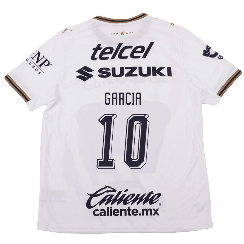 Danxen Women Daniela Garcia #10 White Black Brown Away Jersey 2026/27 T-Shirt