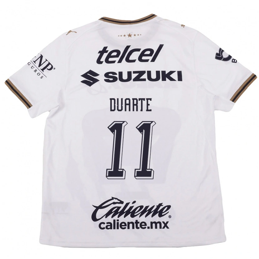 Danxen Women Luz Duarte #11 White Black Brown Away Jersey 2026/27 T-Shirt