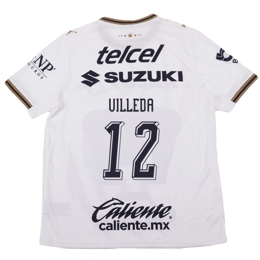Danxen Women Melany Villeda #12 White Black Brown Away Jersey 2026/27 T-Shirt