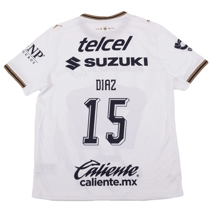 Danxen Women Marylin Diaz #15 White Black Brown Away Jersey 2026/27 T-Shirt