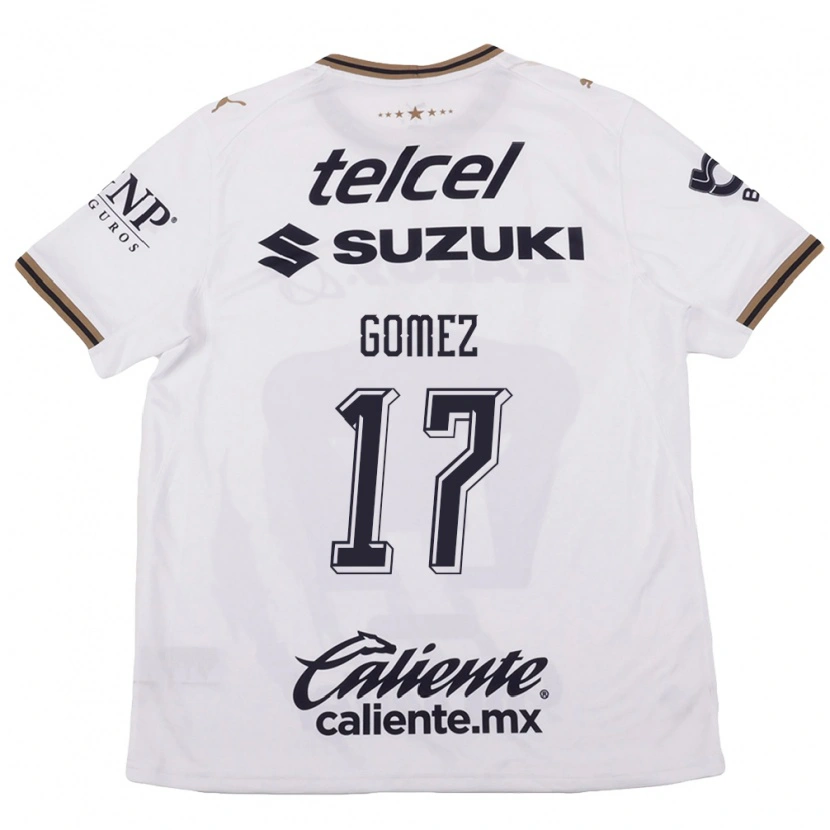 Danxen Women Diana Gomez #17 White Black Brown Away Jersey 2026/27 T-Shirt