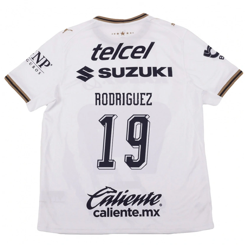 Danxen Women Yaneisy Rodriguez #19 White Black Brown Away Jersey 2026/27 T-Shirt