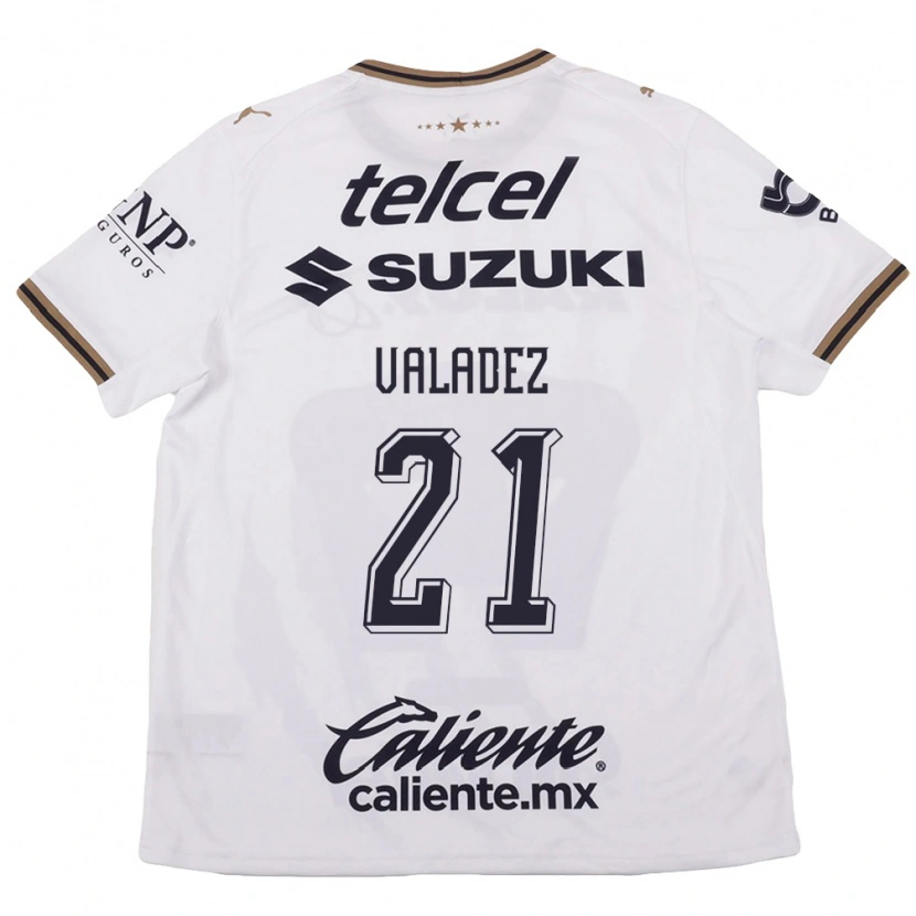 Danxen Women Natalia Macias Valadez #21 White Black Brown Away Jersey 2026/27 T-Shirt