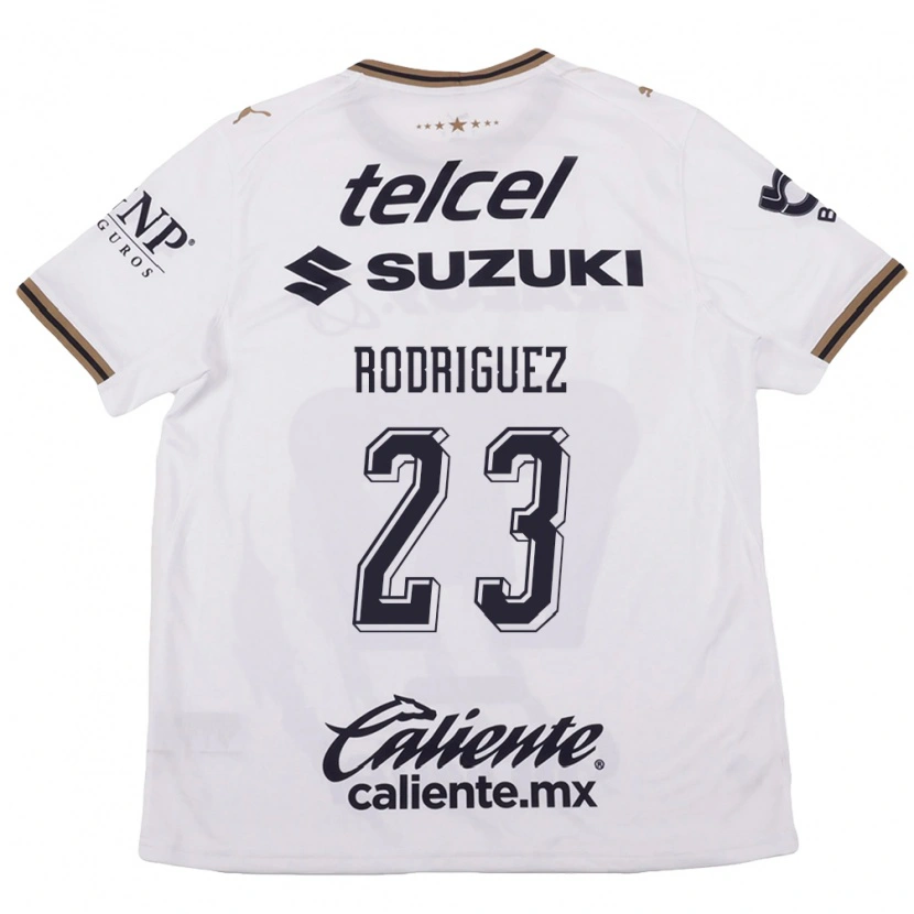 Danxen Women Catherine Rodriguez #23 White Black Brown Away Jersey 2026/27 T-Shirt