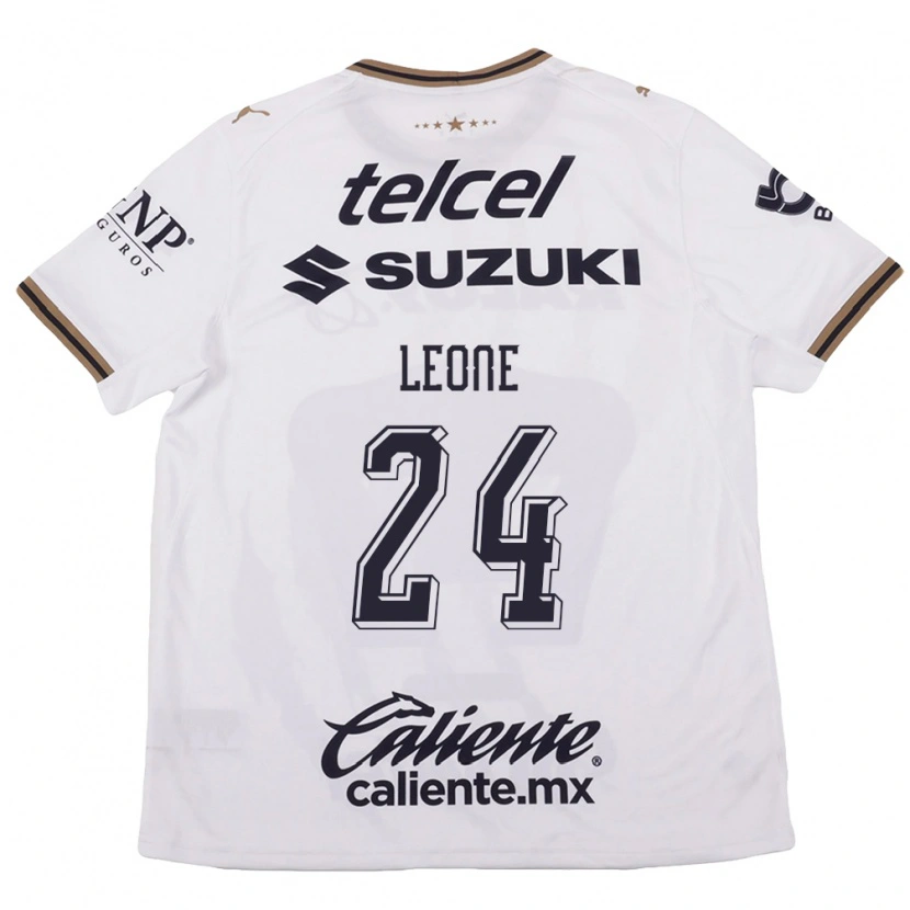 Danxen Women Tony Leone #24 White Black Brown Away Jersey 2026/27 T-Shirt