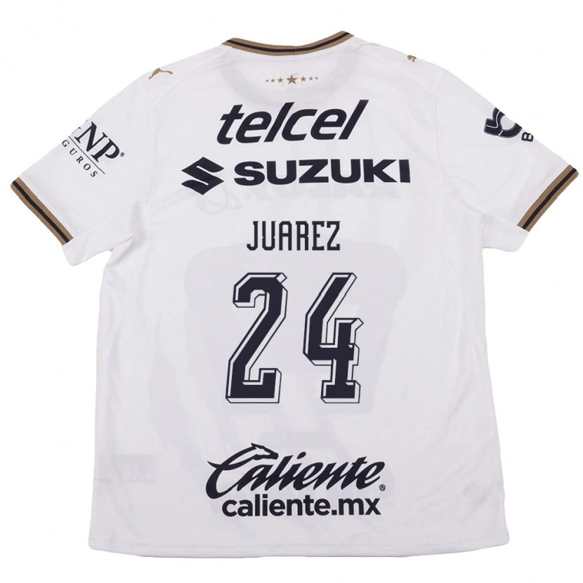 Danxen Women Gabriela Juarez #24 White Black Brown Away Jersey 2026/27 T-Shirt