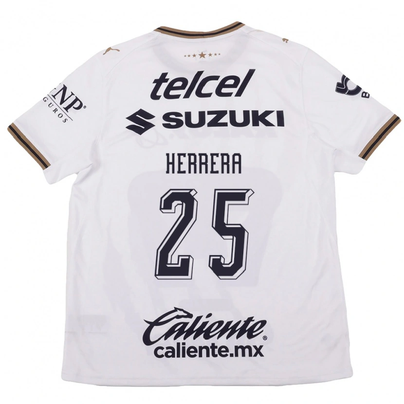 Danxen Women Laura Herrera #25 White Black Brown Away Jersey 2026/27 T-Shirt