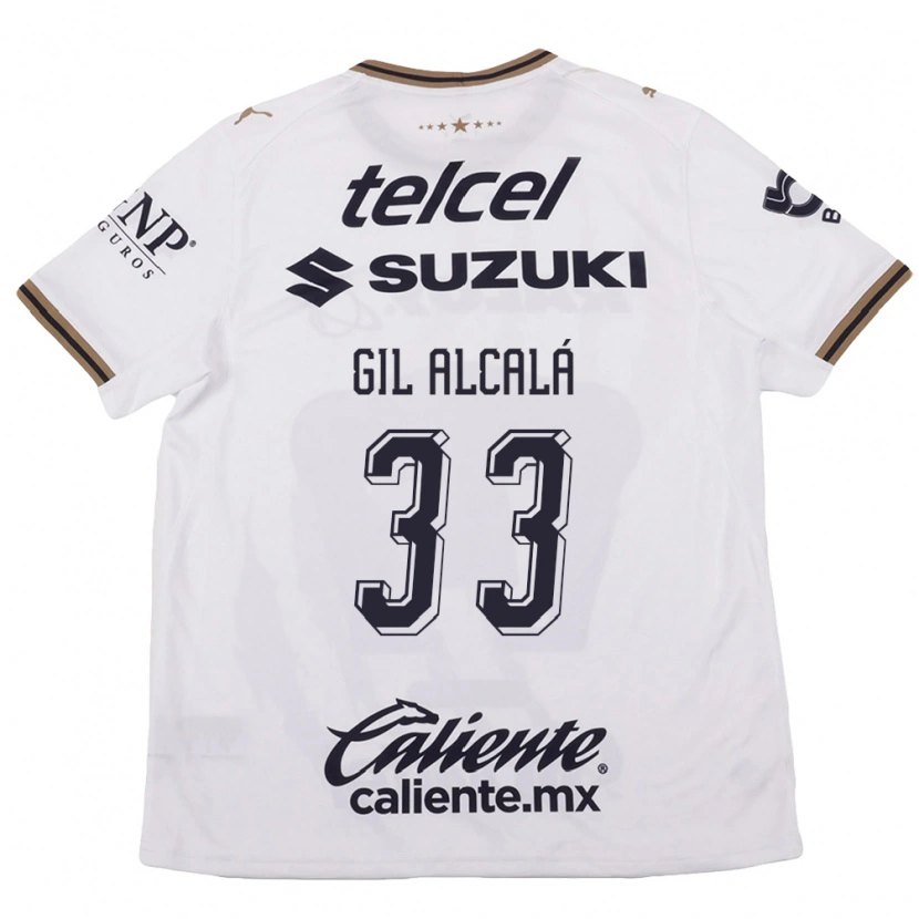 Danxen Women Gil Alcala #33 White Black Brown Away Jersey 2026/27 T-Shirt