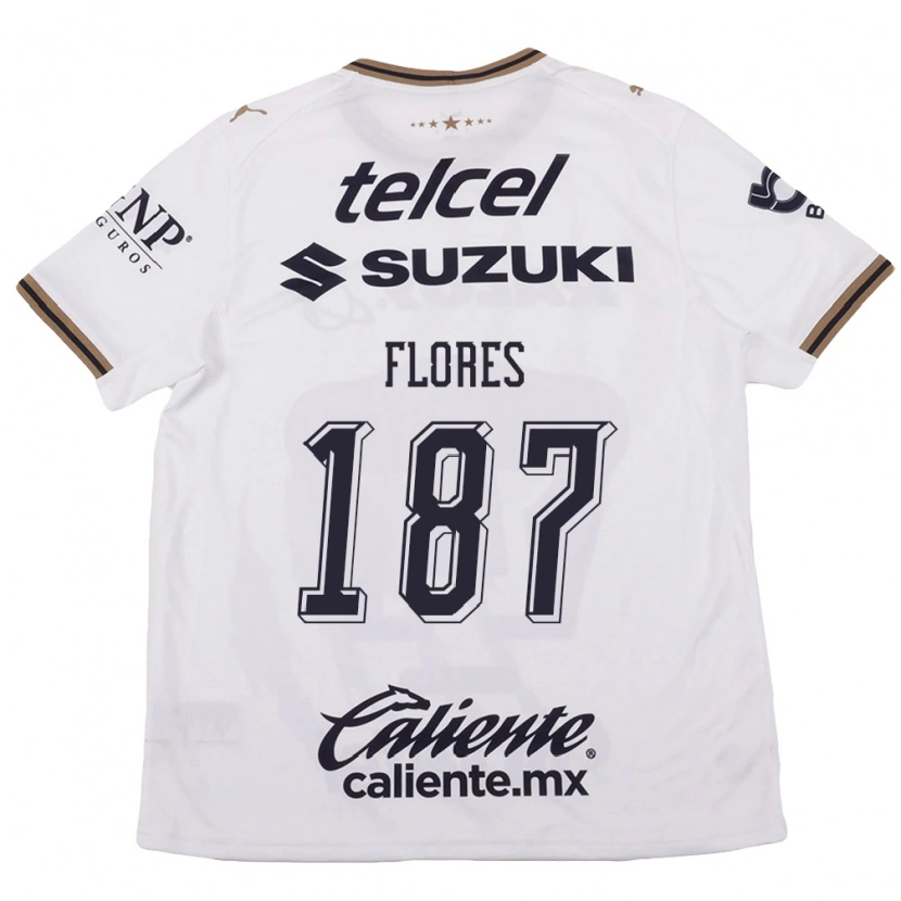 Danxen Women Jonathan Flores #187 White Black Brown Away Jersey 2026/27 T-Shirt