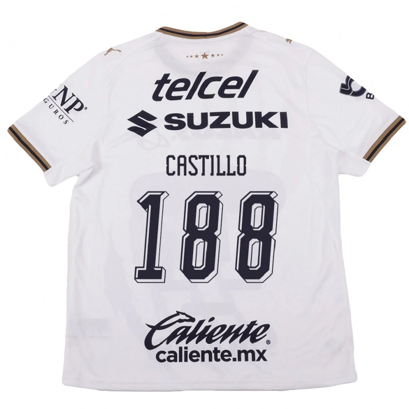 Danxen Women Christian Castillo #188 White Black Brown Away Jersey 2026/27 T-Shirt
