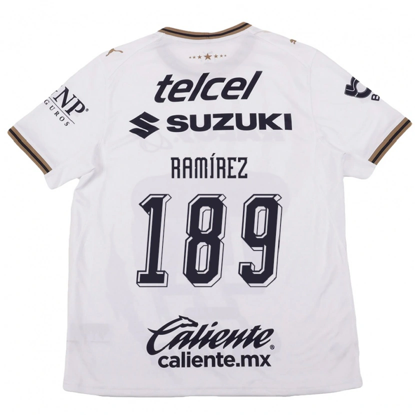 Danxen Women Héctor Ramírez #189 White Black Brown Away Jersey 2026/27 T-Shirt