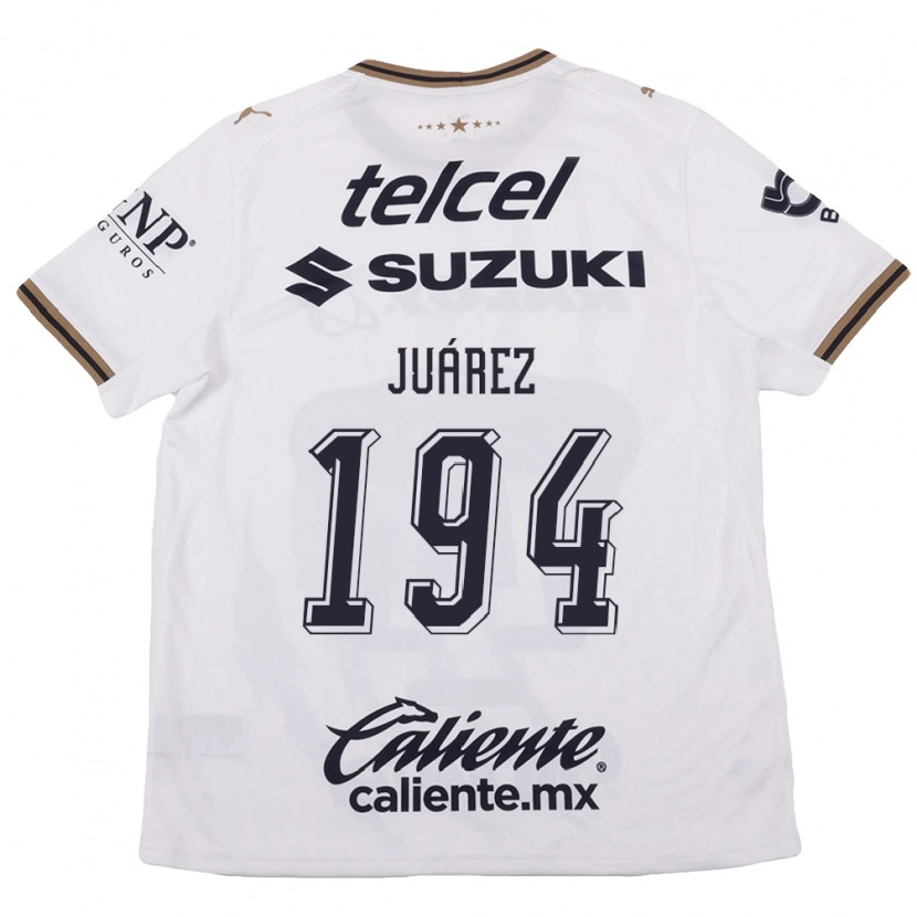 Danxen Women Alejandro Juárez #194 White Black Brown Away Jersey 2026/27 T-Shirt