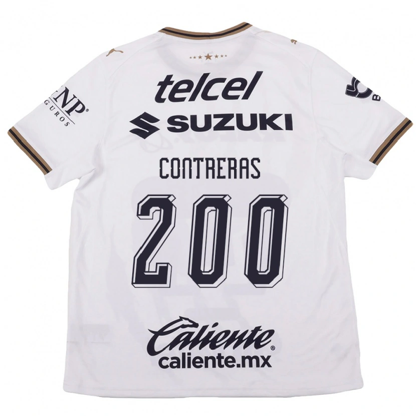 Danxen Women Diego Contreras #200 White Black Brown Away Jersey 2026/27 T-Shirt