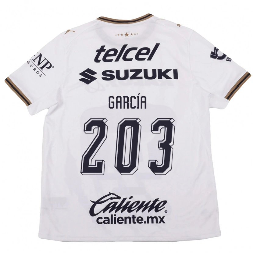 Danxen Women Stanley García #203 White Black Brown Away Jersey 2026/27 T-Shirt