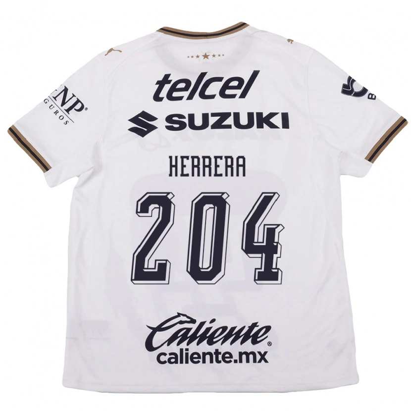 Danxen Women José Herrera #204 White Black Brown Away Jersey 2026/27 T-Shirt