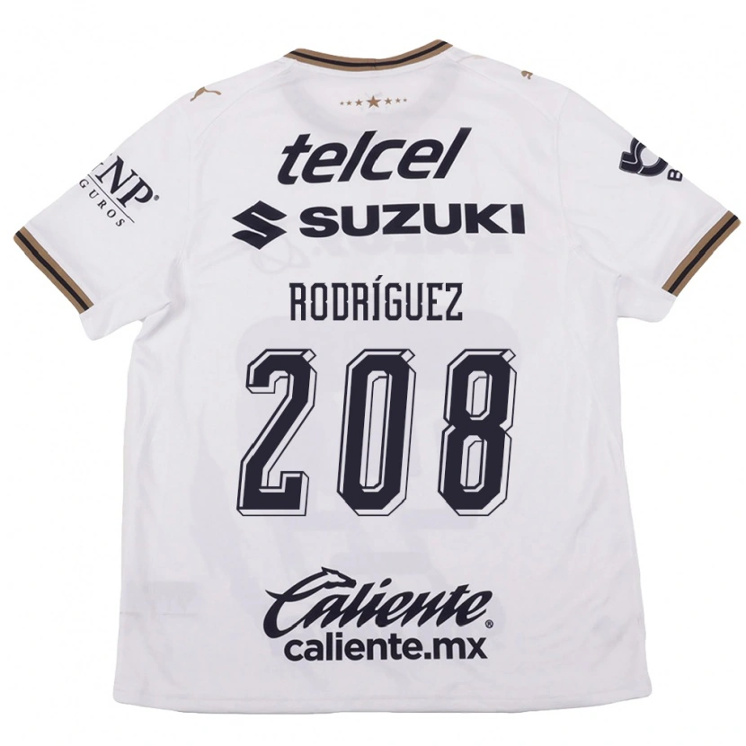 Danxen Women Gael Rodríguez #208 White Black Brown Away Jersey 2026/27 T-Shirt