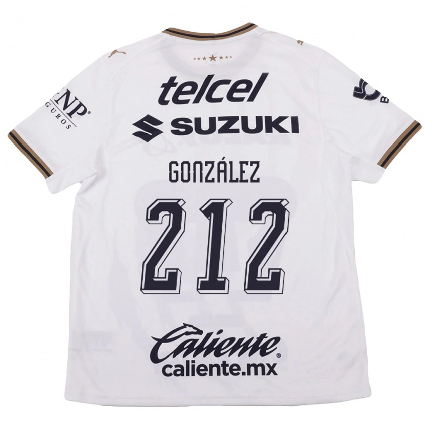 Danxen Women José González #212 White Black Brown Away Jersey 2026/27 T-Shirt