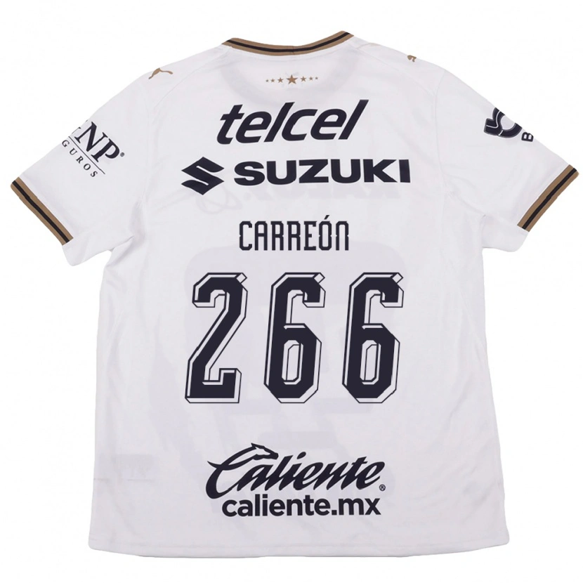 Danxen Women Rogelio Carreón #266 White Black Brown Away Jersey 2026/27 T-Shirt