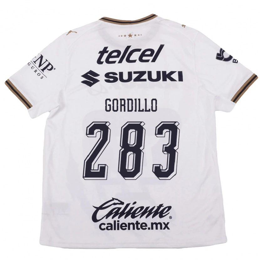 Danxen Women Luis Gordillo #283 White Black Brown Away Jersey 2026/27 T-Shirt