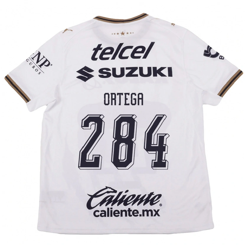 Danxen Women Oscar Ortega #284 White Black Brown Away Jersey 2026/27 T-Shirt
