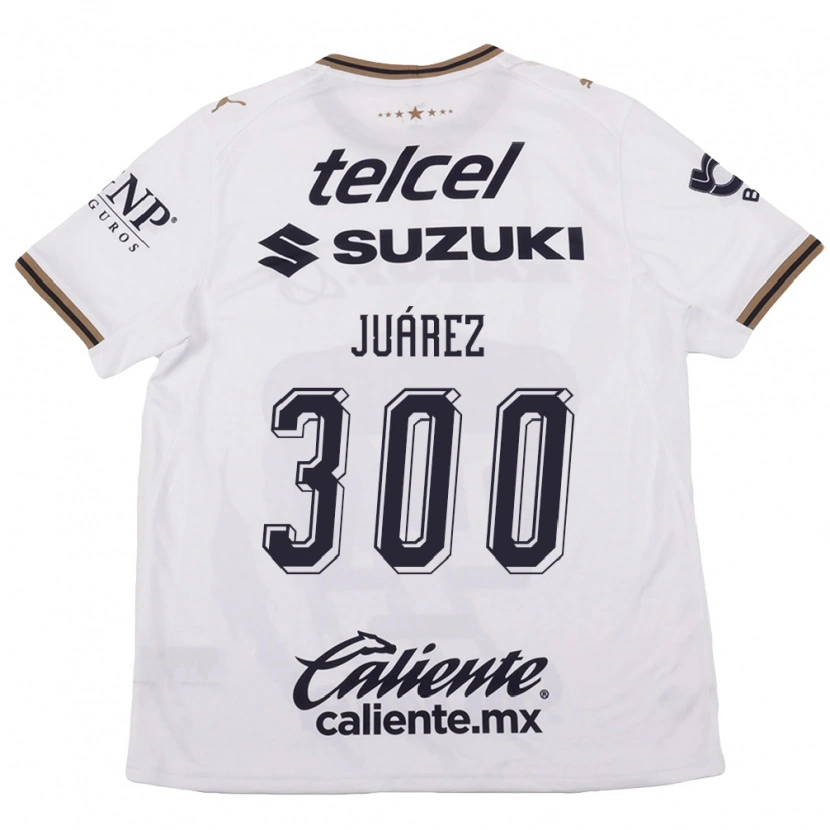 Danxen Women Jonathan Juárez #300 White Black Brown Away Jersey 2026/27 T-Shirt