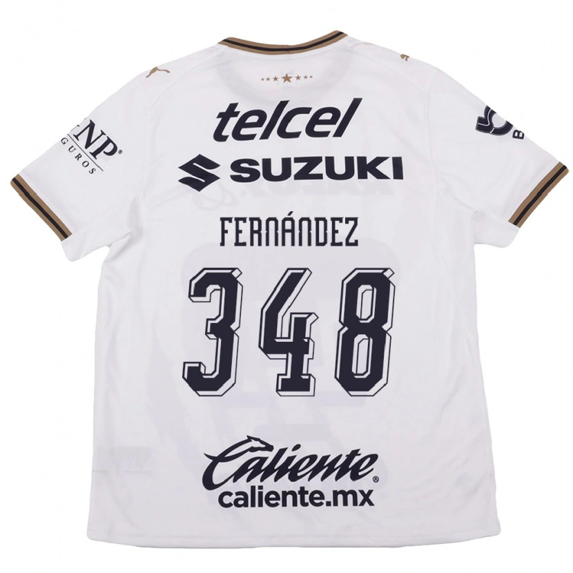 Danxen Women Yerik Fernández #348 White Black Brown Away Jersey 2026/27 T-Shirt