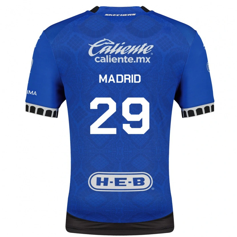 Danxen Women Waldo Madrid #29 Royal Blue White Black Away Jersey 2026/27 T-Shirt
