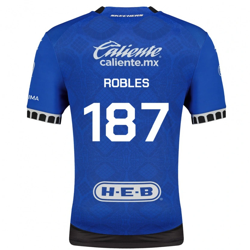 Danxen Women Claudio Robles #187 Royal Blue White Black Away Jersey 2026/27 T-Shirt