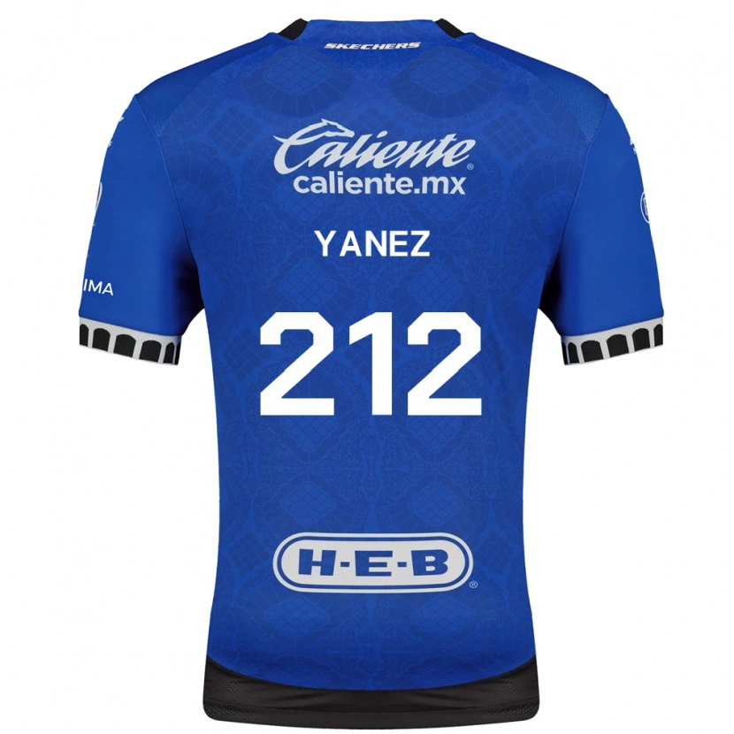 Danxen Women Sebastián Yánez #212 Royal Blue White Black Away Jersey 2026/27 T-Shirt