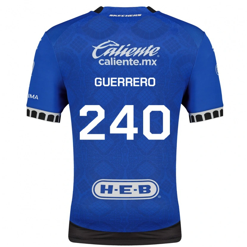 Danxen Women Tlaloc Guerrero #240 Royal Blue White Black Away Jersey 2026/27 T-Shirt