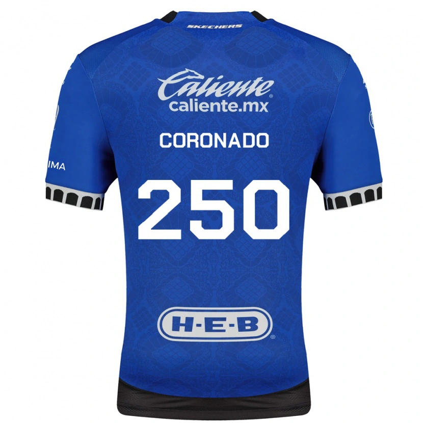 Danxen Women Maximiliano Coronado #250 Royal Blue White Black Away Jersey 2026/27 T-Shirt