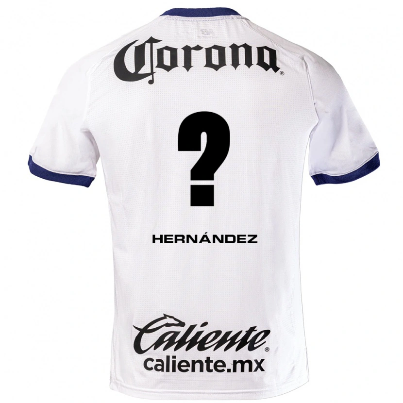 Danxen Women Francisco Hernández #0 White Blue Black Away Jersey 2026/27 T-Shirt
