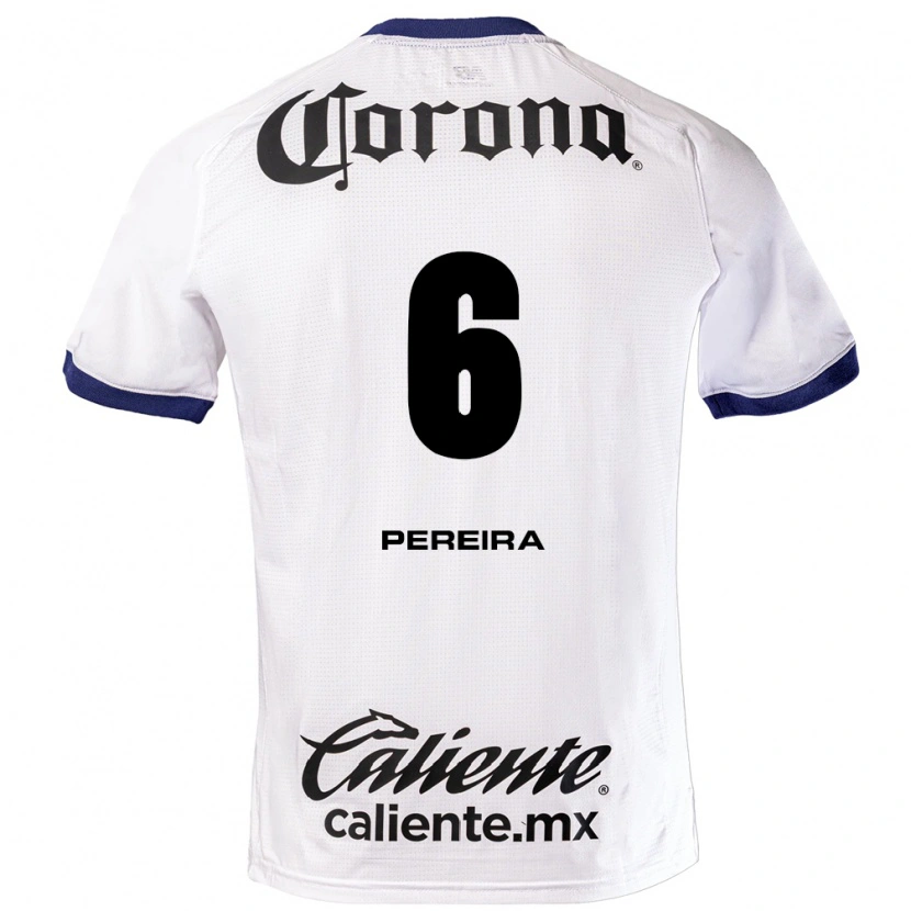 Danxen Women Federico Pereira #6 White Blue Black Away Jersey 2026/27 T-Shirt