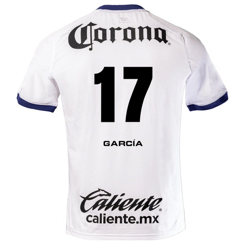 Danxen Women Brian García #17 White Blue Black Away Jersey 2026/27 T-Shirt