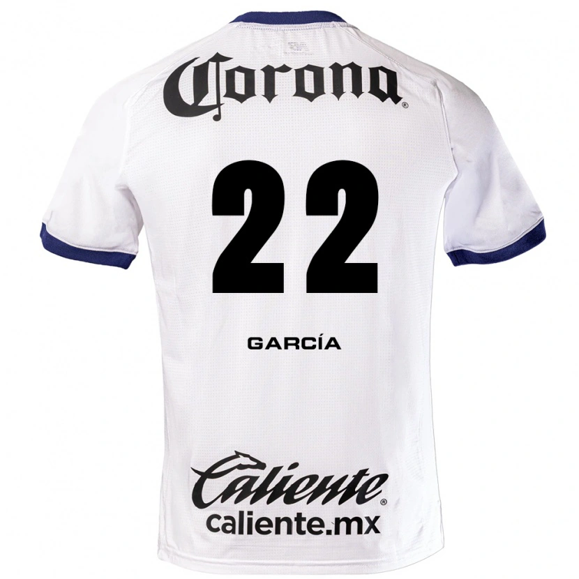 Danxen Women Luis García #22 White Blue Black Away Jersey 2026/27 T-Shirt